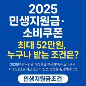 민생 소비쿠폰